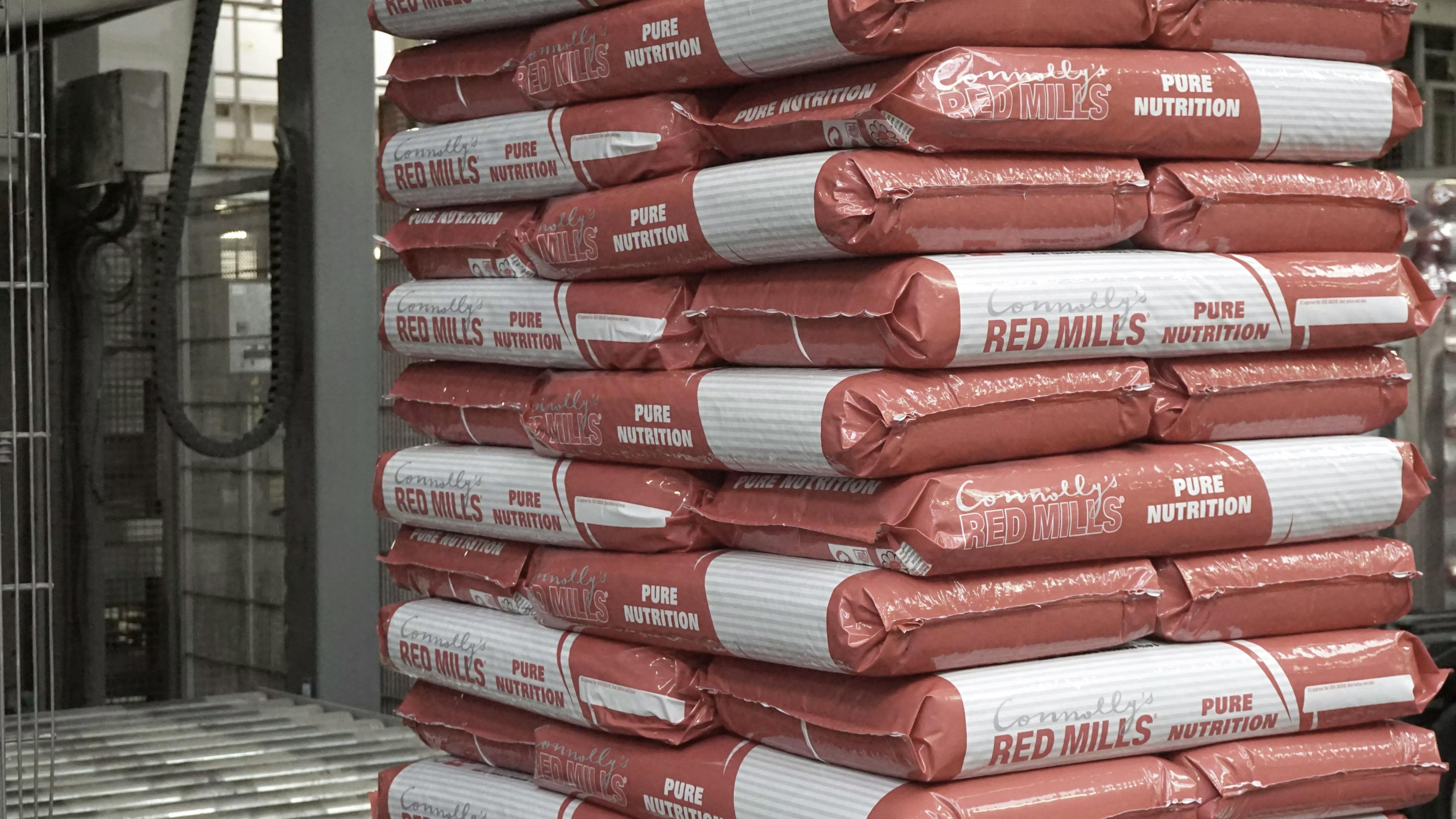 Case study for red mills showing the full pallet